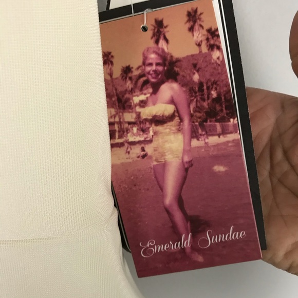 NWT Emerald sundae strapless bodycon mini dress - Picture 6 of 9